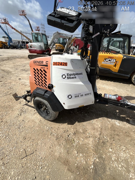2023 Generac MLT2 Diesel, Flex Switch 120V Input, Powerzone Controller, 
(4) 320W LED Lights, 4kW Generator, 39.9 Gal Fuel Tank, 2" Ball, T3