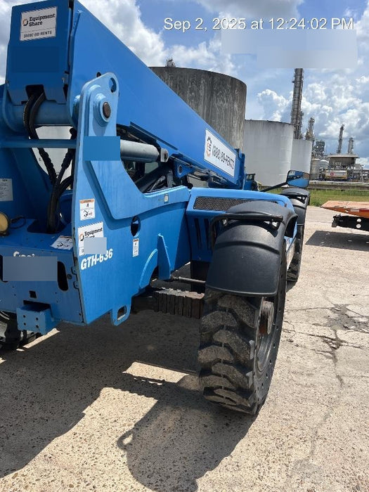 2019 Genie GTH-636 Cab/Heat/AC, Solid RT Tires, LED Work Lights, Beacon 60" QA Carriage, 48" Forks