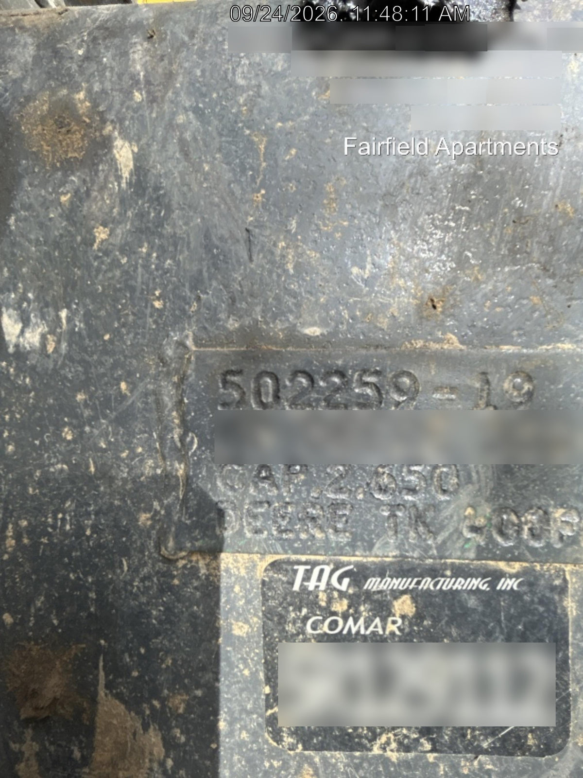 2026 TAG MANUFACTURING TAG 60330X2