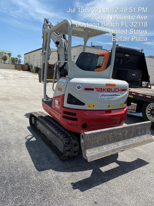 2020 Takeuchi TB235-2R Canopy, Rubber Tracks, Manual TAG QC