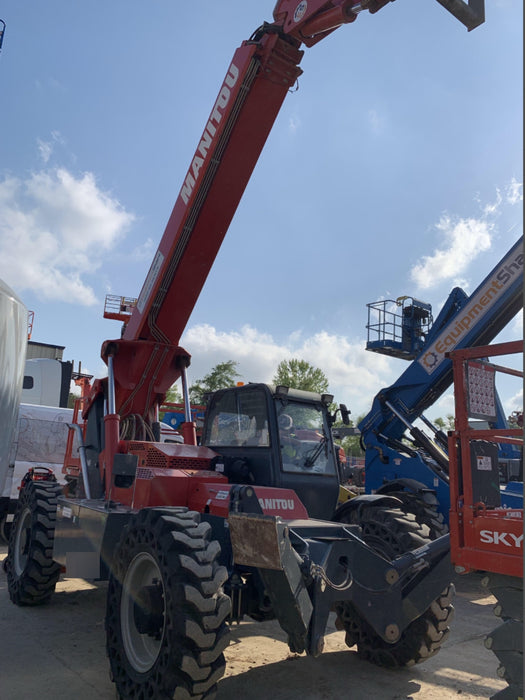 2018 Manitou MTA10055 Manitou MTA 10055 w/Open ROPS, Work Lights/Strobe, Aux Hyd, Solid Tires, Lift Hook, 66" Carriage, 60" Forks