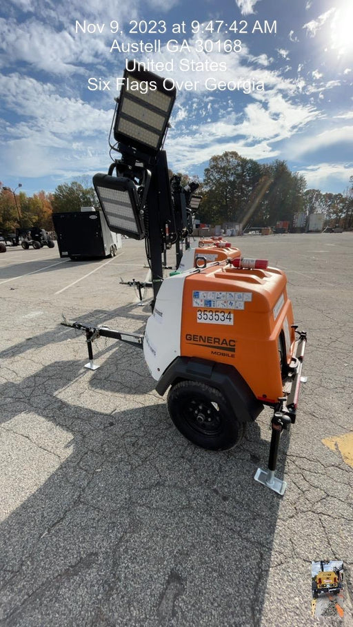 2023 Generac MLT2 Diesel, Flex Switch 120V Input, Powerzone Controller, (4) 320W LED Lights, 4kW Generator, 39.9 Gal Fuel Tank, 2" Ball, T3