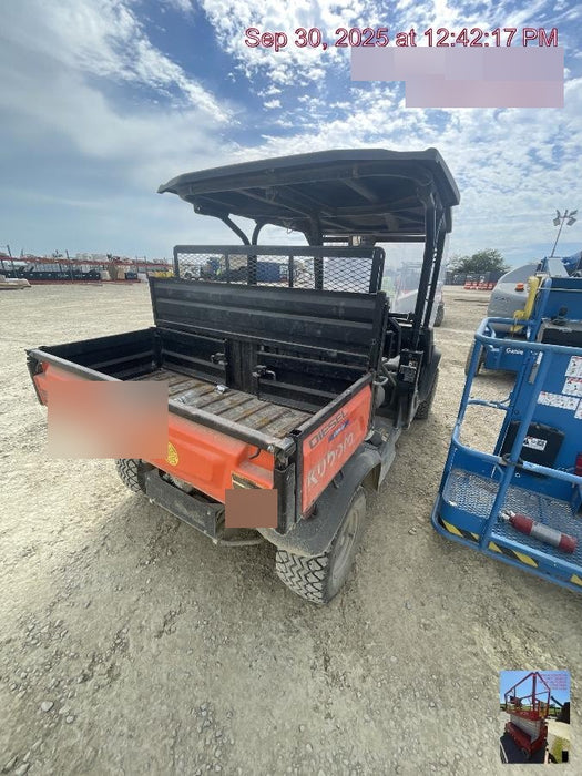 2022 Kubota RTV-X1140W-H Plastic Canopy, Windshield Acrylic Clear, LED Strobe Light, Wire Harness Kit, Back up Alarm