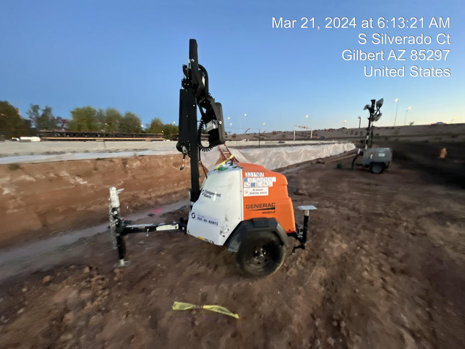 2023 Generac MLT2 Diesel, Flex Switch 120V Input, Powerzone Controller, (4) 320W LED Lights, 4kW Generator, 39.9 Gal Fuel Tank, 2" Ball, T3