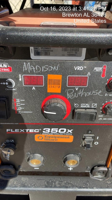 2023 LINCOLN ELECTRIC FLEXTEC 350X