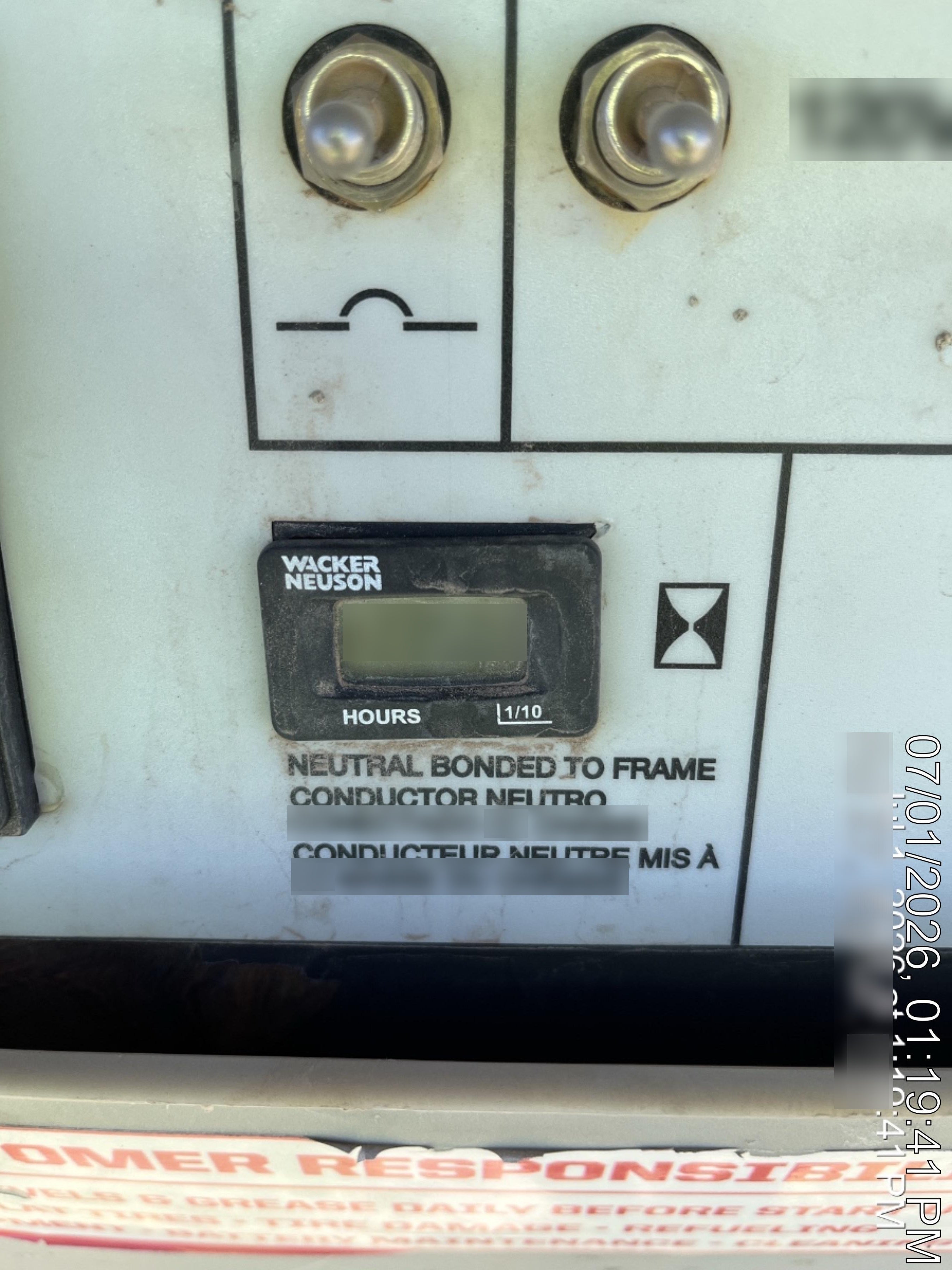 2019 Wacker Neuson LTV6L-MH Wacker Neuson LTV6L Mobile Light Tower w/Fuel Level Sensor Installed