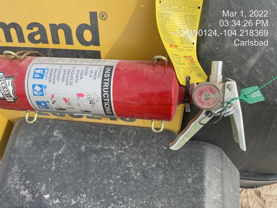 2022 Allmand NLV3GR (4) LED Light Fixture 350W, 23' Vertical Mast, 3kW Prime, Towable, Deep Sea L401, Leveling Jacks, Yanmar T4F 5.8hp