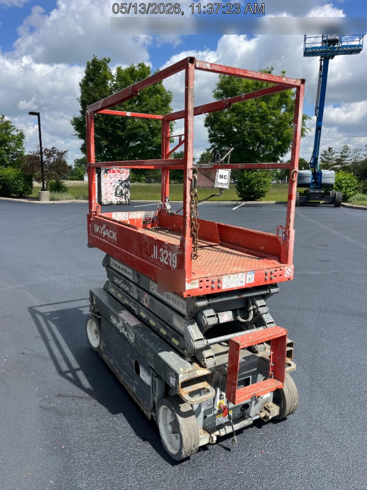 2016 Skyjack SJIII-3219 Standard Rental Specs