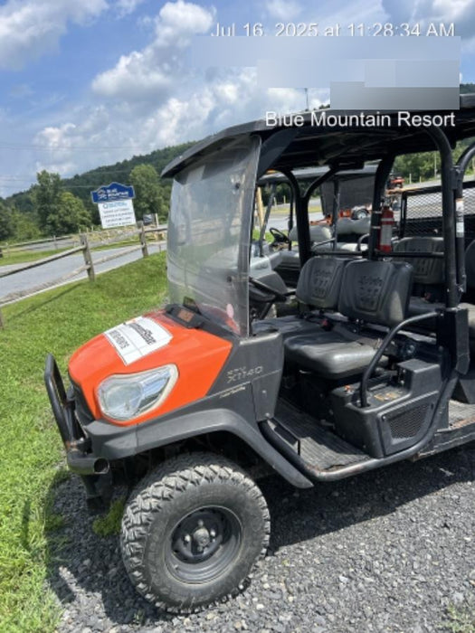 2022 Kubota RTV-X1140W-H Plastic Canopy, Windshield Acrylic Clear, LED Strobe Light, Wire Harness Kit, Back up Alarm