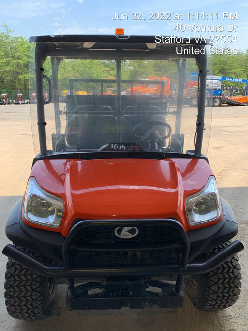 2020 Kubota RTV-X1140W-H Plastic Canopy, Windshield Acrylic Clear, LED Strobe Light, Wire Harness Kit, Back up Alarm