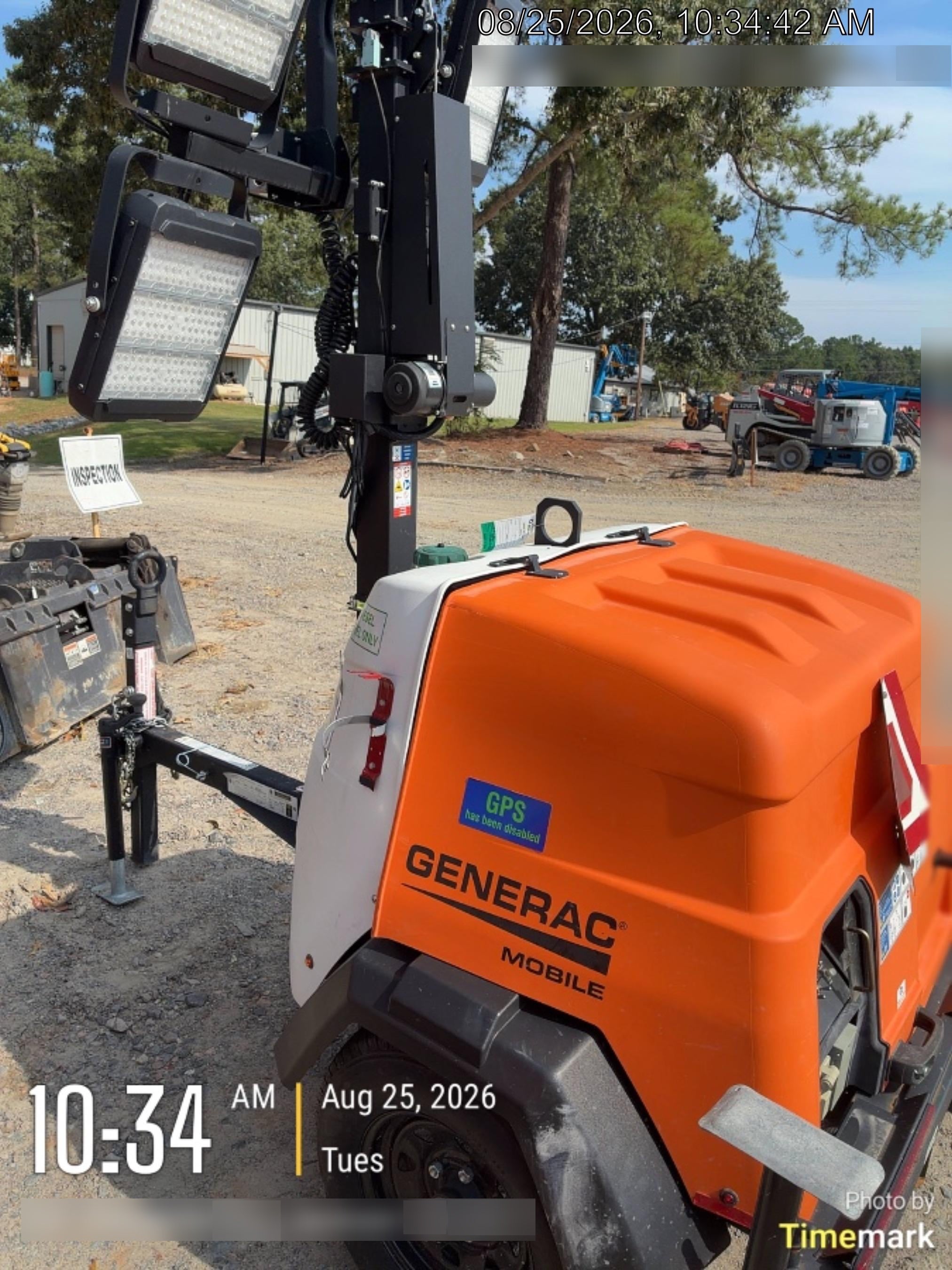 2024 Generac MLT6SKDS-STD4 ELEC WINCH Diesel, Electric Winch Mast, Powerzone Controller, (4) 320W LED Lights, 4kW Generator, 39.9 Gal Fuel Tank, 2" Ball, T3
