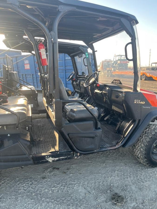 2022 Kubota RTV-X1140W-H Plastic Canopy, Windshield Acrylic Clear, LED Strobe Light, Wire Harness Kit, Back up Alarm