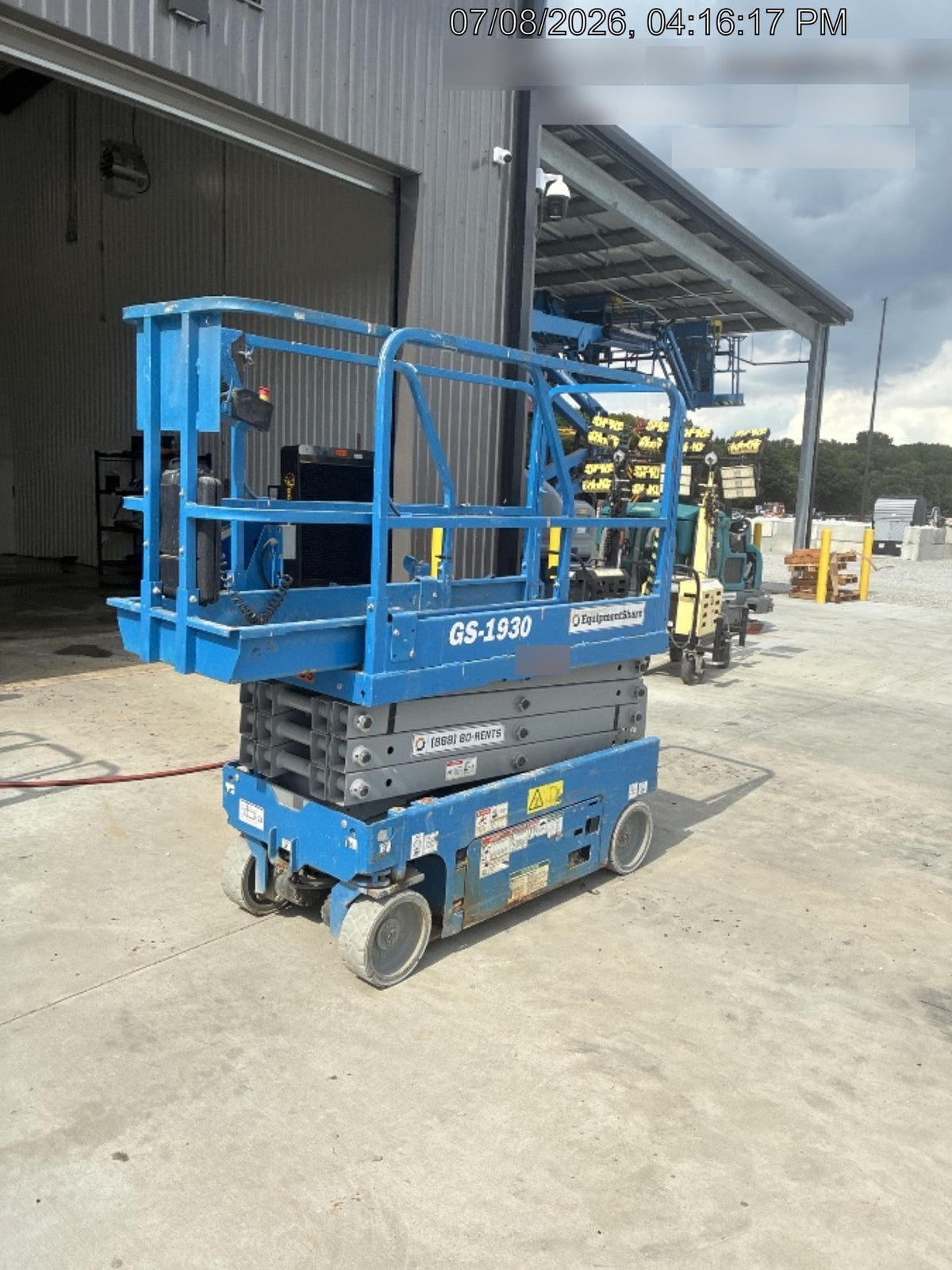 2020 Genie GS-1930 Fixed rails with chain entry gate - Pre A92.20