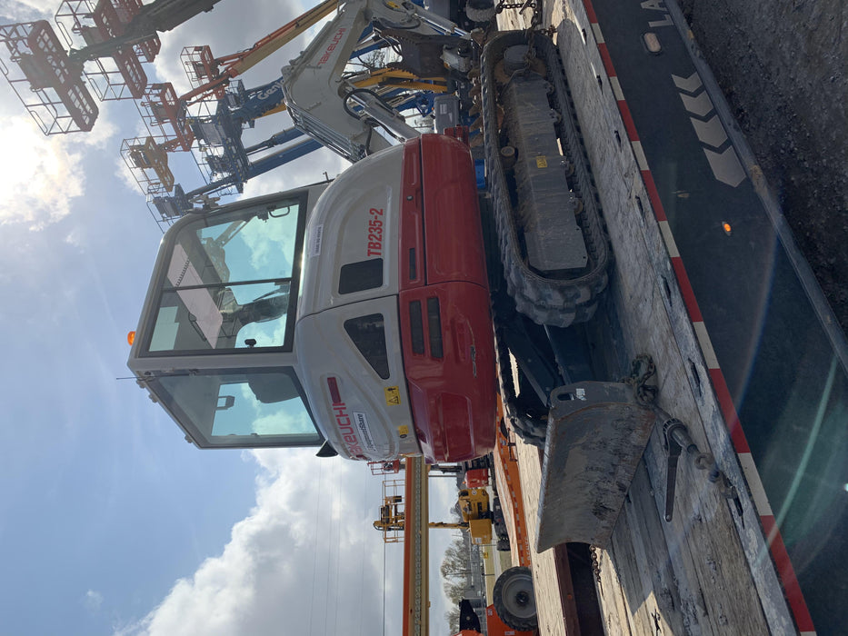 2020 Takeuchi TB-235-2CR Cab/Heat/Air, Rubber Tracks, Manual TAG QC