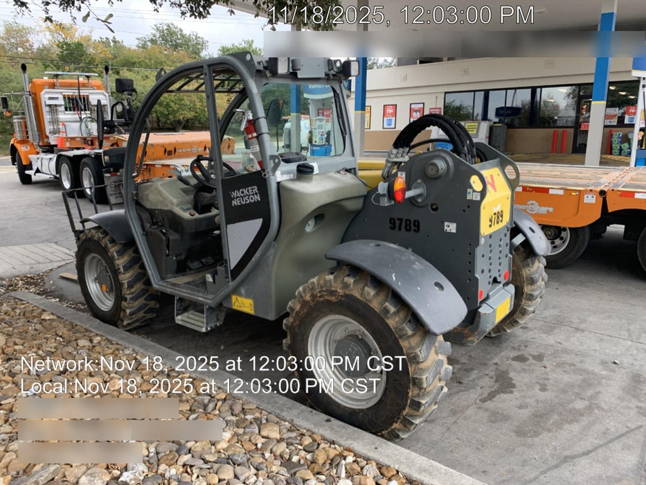 2018 Wacker Neuson TH627 Wacker Neuson TH627 Telehandler w/Canopy, Solid Tires, 48" Carriage and Forks