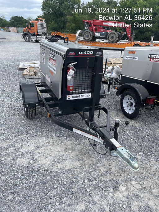 2024 Lincoln Electric LE400 Kubota V1505, Trlr, Cable Rack, Light Kit, ES Decals, T3