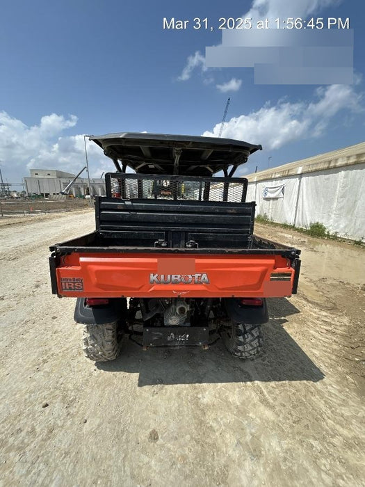 2019 Kubota RTV-X1140W-H 4wd Utility Cart, LED Strobe, Windshield Tempered Glass, Plastic Canopy, Wire Harness Kit, Backup Alarm