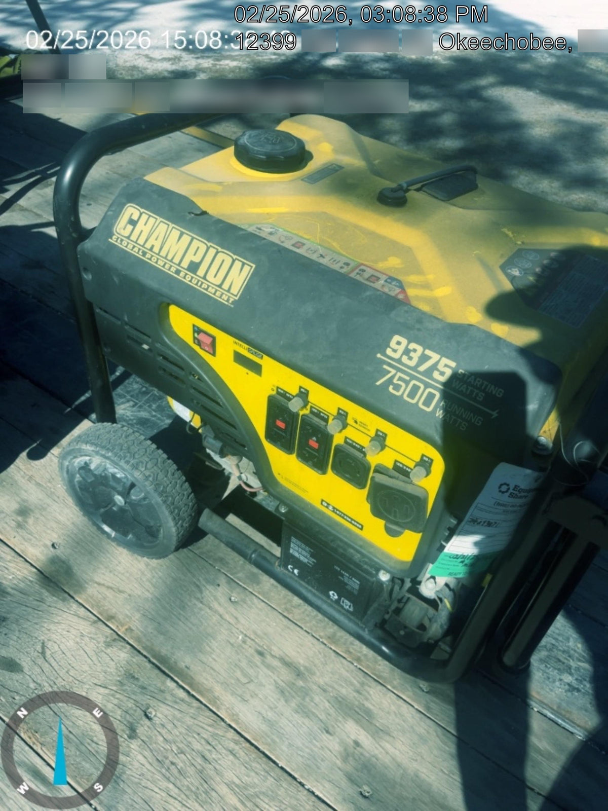 2022 CHAMPION POWER EQUIPMENT 100704
