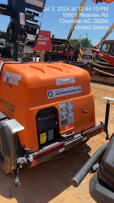 2023 Generac MLT2 Diesel, Flex Switch 120V Input, Powerzone Controller, 
(4) 320W LED Lights, 4kW Generator, 39.9 Gal Fuel Tank, 2" Ball, T3