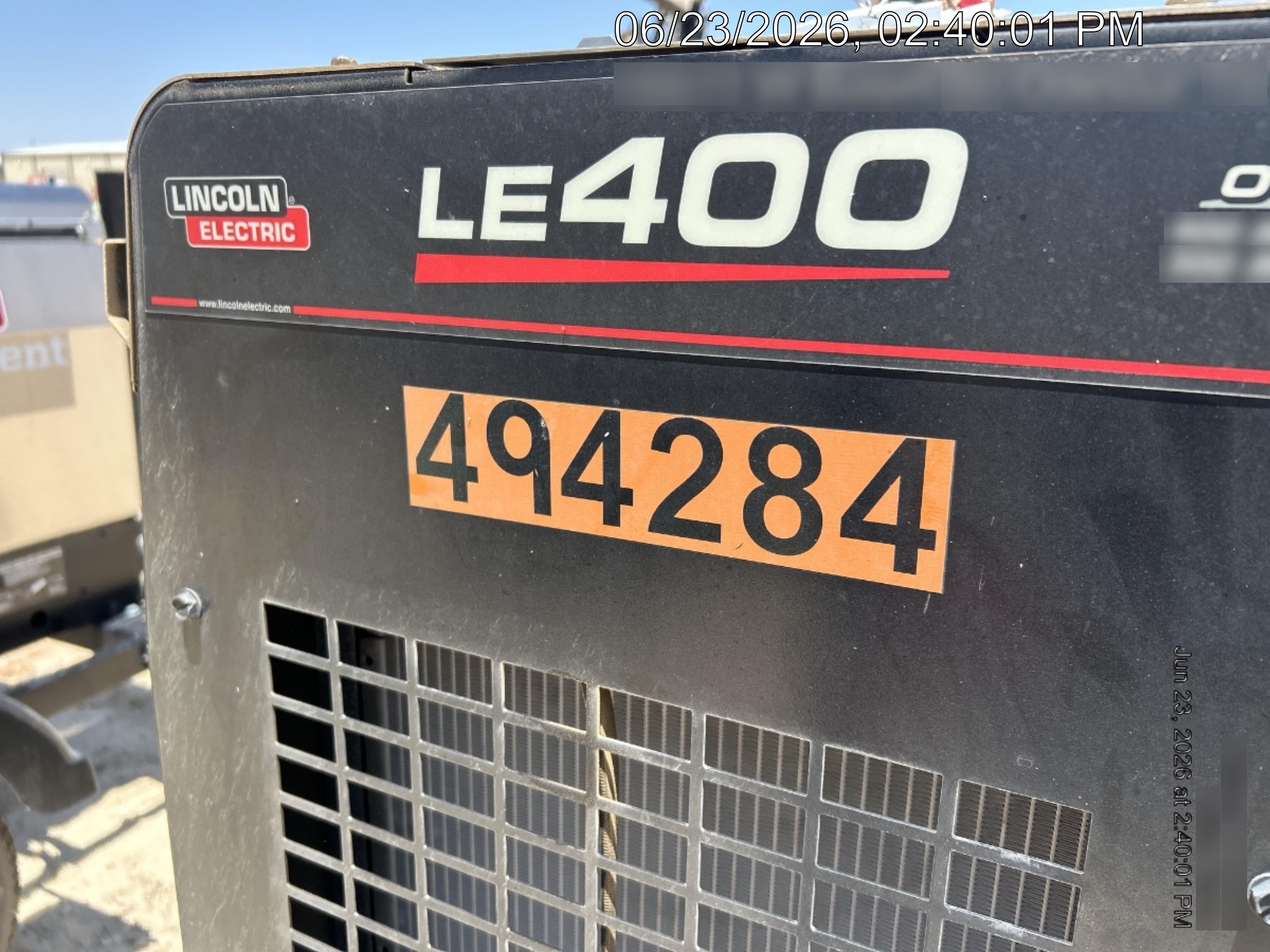 2025 LINCOLN ELECTRIC LE400