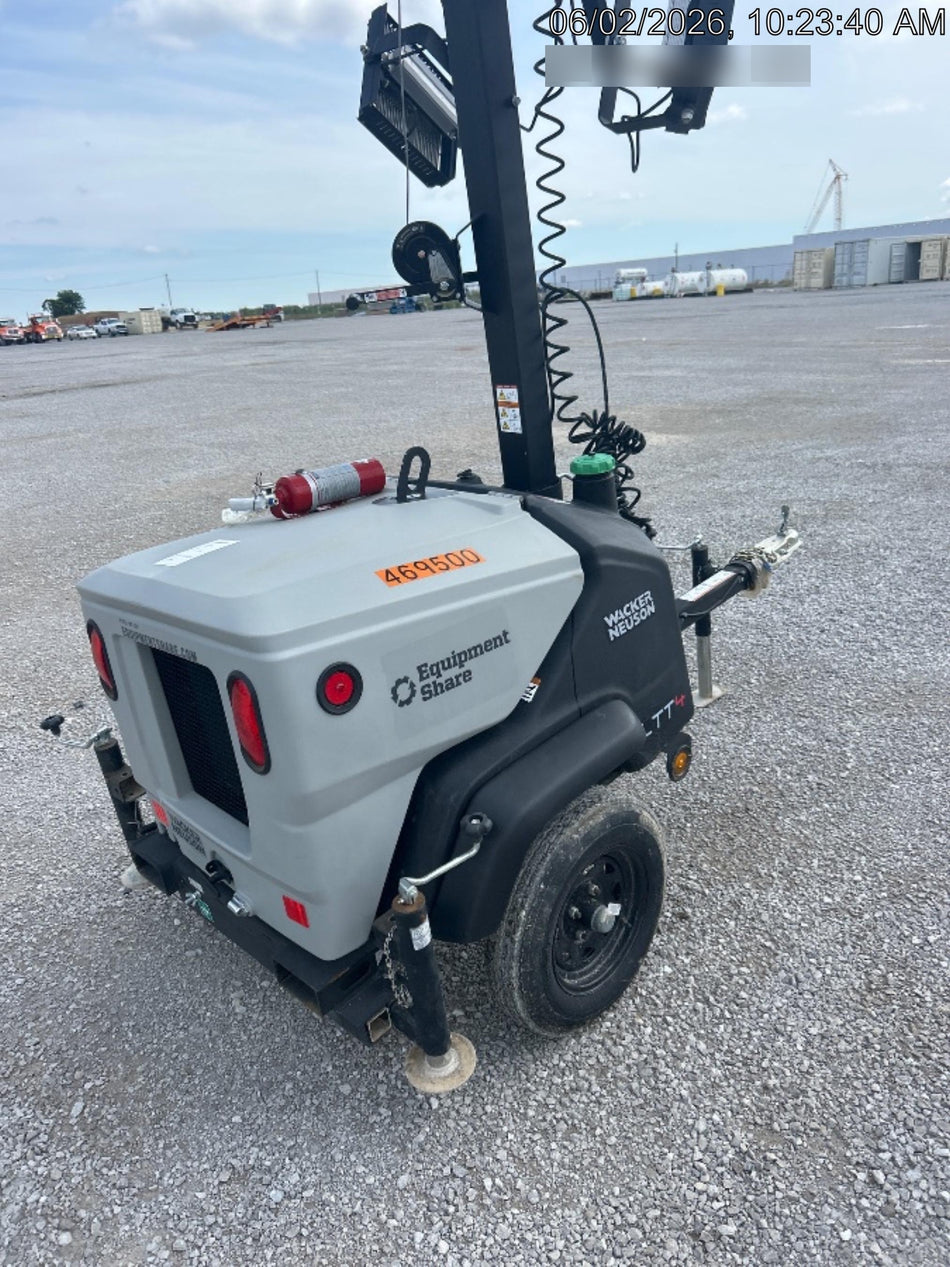 2024 Wacker Neuson LTT4 Diesel, Kohler KDW702, Deep Sea Controller, Auto Start, LED 320W, Bypass Outlet, T3