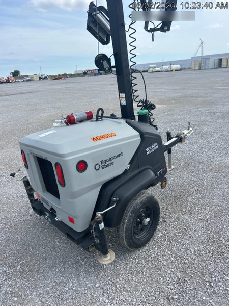 2024 Wacker Neuson LTT4 Diesel, Kohler KDW702, Deep Sea Controller, Auto Start, LED 320W, Bypass Outlet, T3