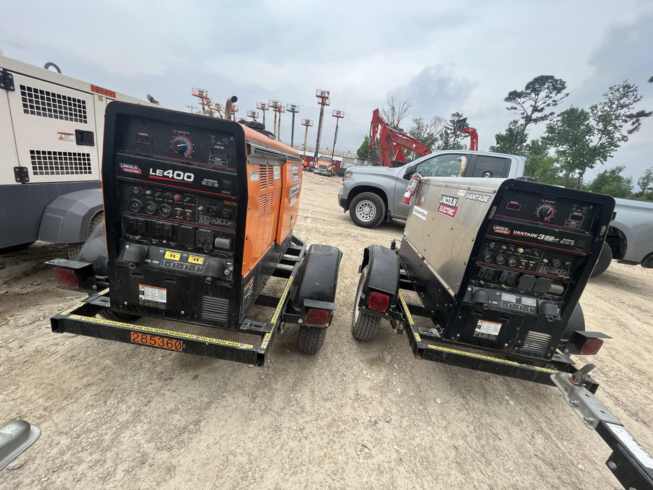 2022 Lincoln Electric LE400 Kubota V1505, Trlr, Cable Rack, Light Kit, ES Decals, T3