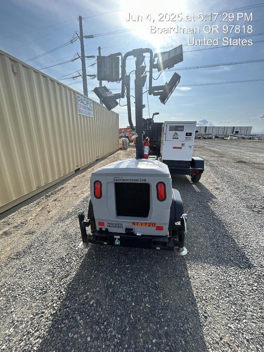 2024 Wacker Neuson LTT4 Diesel, Kohler KDW702, Deep Sea Controller, Auto Start, LED 320W, Bypass Outlet, T3