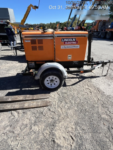 2022 Lincoln Electric LE400 Kubota V1505, Trlr, Cable Rack, Light Kit, ES Decals, T3