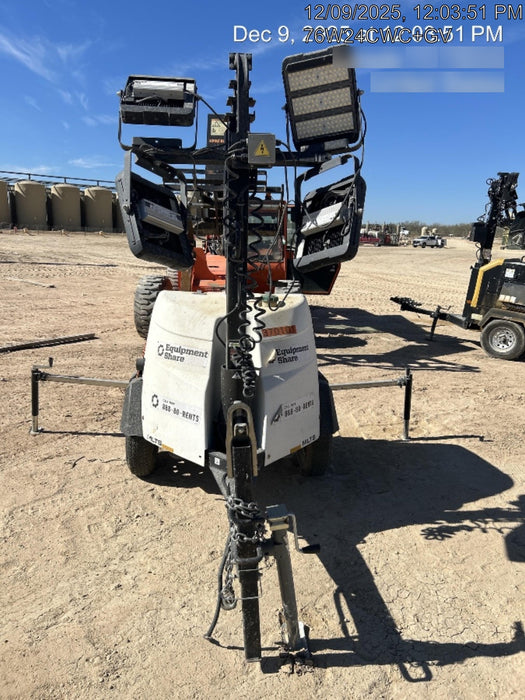 2023 Generac MLT2 Diesel, Flex Switch 120V Input, Powerzone Controller, 
(4) 320W LED Lights, 4kW Generator, 39.9 Gal Fuel Tank, 2" Ball, T3