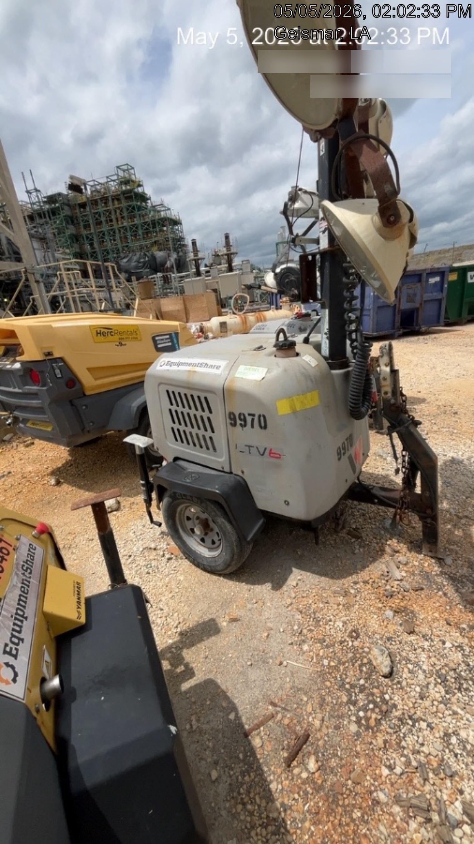Wacker Neuson LTV6K-MH Wacker Neuson LTV6K Towable Light Tower