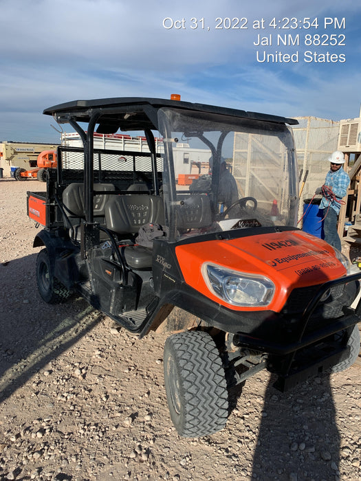 2020 Kubota RTV-X1140W-H Canopy, 4-Seater, Diesel, Windshield Acrylic Clear, LED Strobe, Backup Alarm