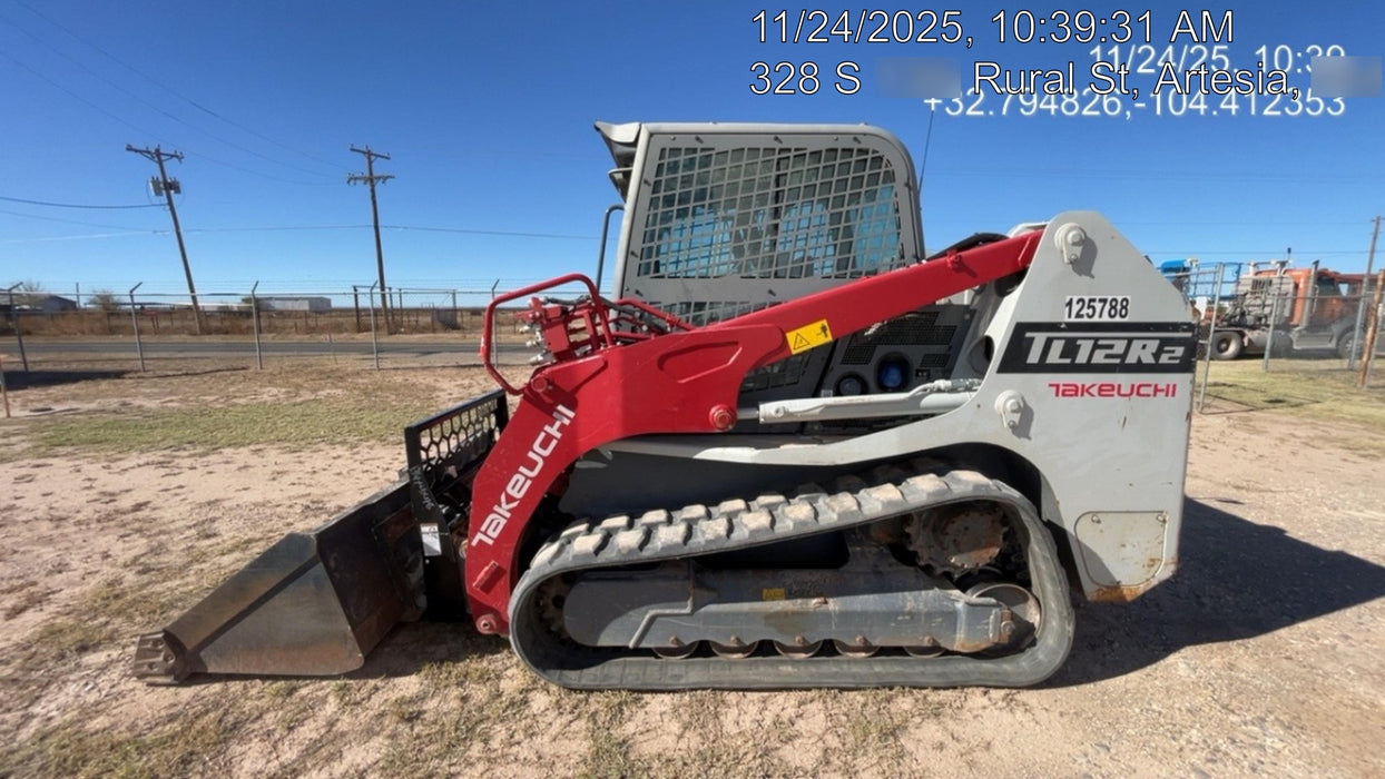 2020 Takeuchi TL12R2-CR Cab/Heat/Air, Hydraulic QC