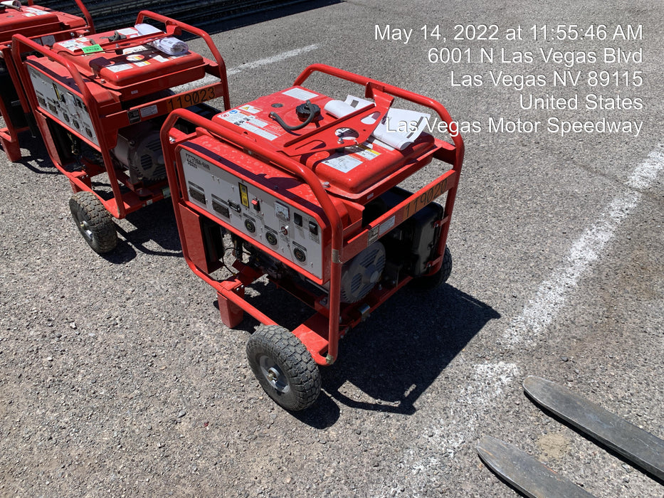 2020 Multiquip GA6HR Gen 6kW Honda GX340 GFCI Wheel Kit