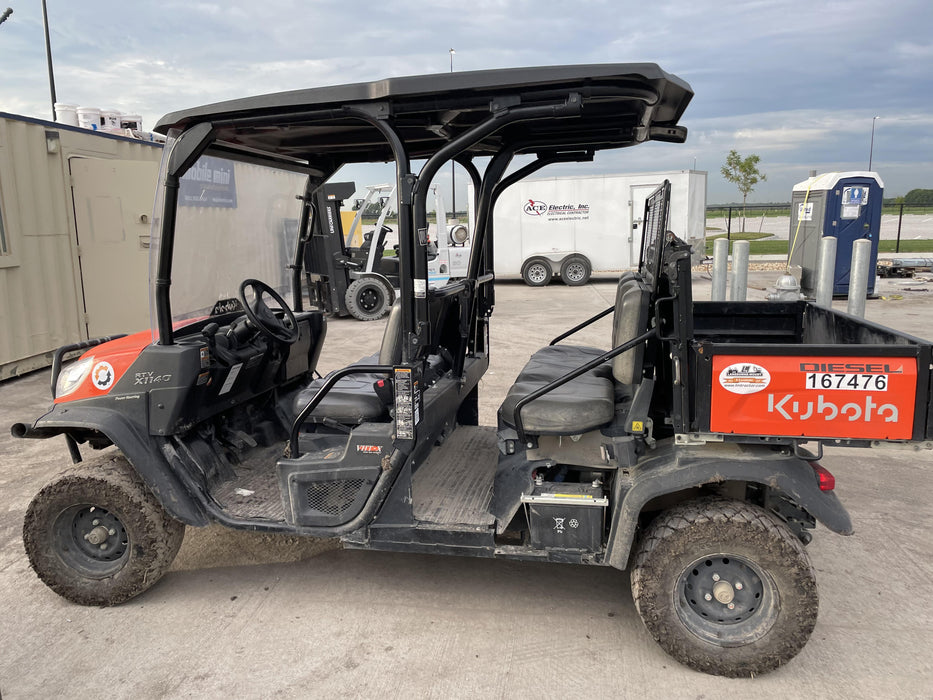 2021 Kubota RTV-X1140W-H Plastic Canopy, Windshield Acrylic Clear, LED Strobe Light, Wire Harness Kit, Back up Alarm