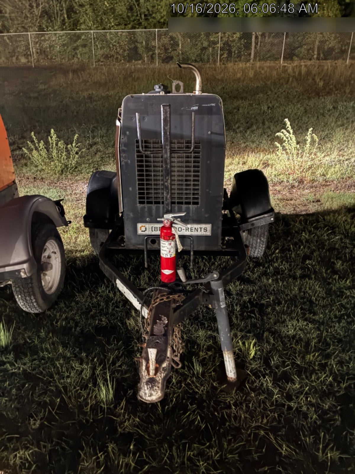 2019 Lincoln Electric Vantage 322 Welder Ready-Pak 3, Two wheel trailer, Fender and Light kit, Cable Rack