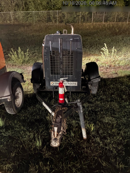 2019 Lincoln Electric Vantage 322 Welder Ready-Pak 3, Two wheel trailer, Fender and Light kit, Cable Rack