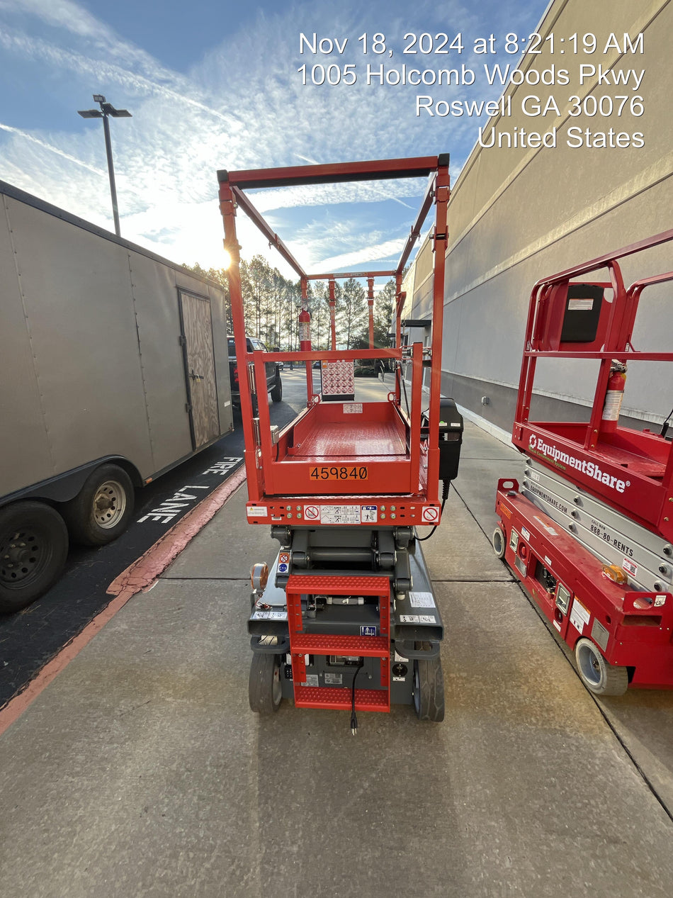 2024 Skyjack SJ3219 Electric Drive, Sld NM Tires, DBcns, RFRails, Power to Platform, T3 + Access Control