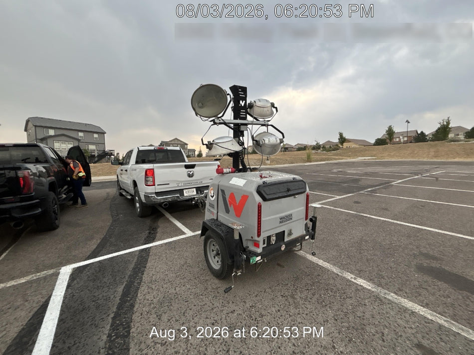 2019 Wacker Neuson LTV6L-MH Wacker Neuson LTV6L Mobile Light Tower w/Fuel Level Sensor Installed