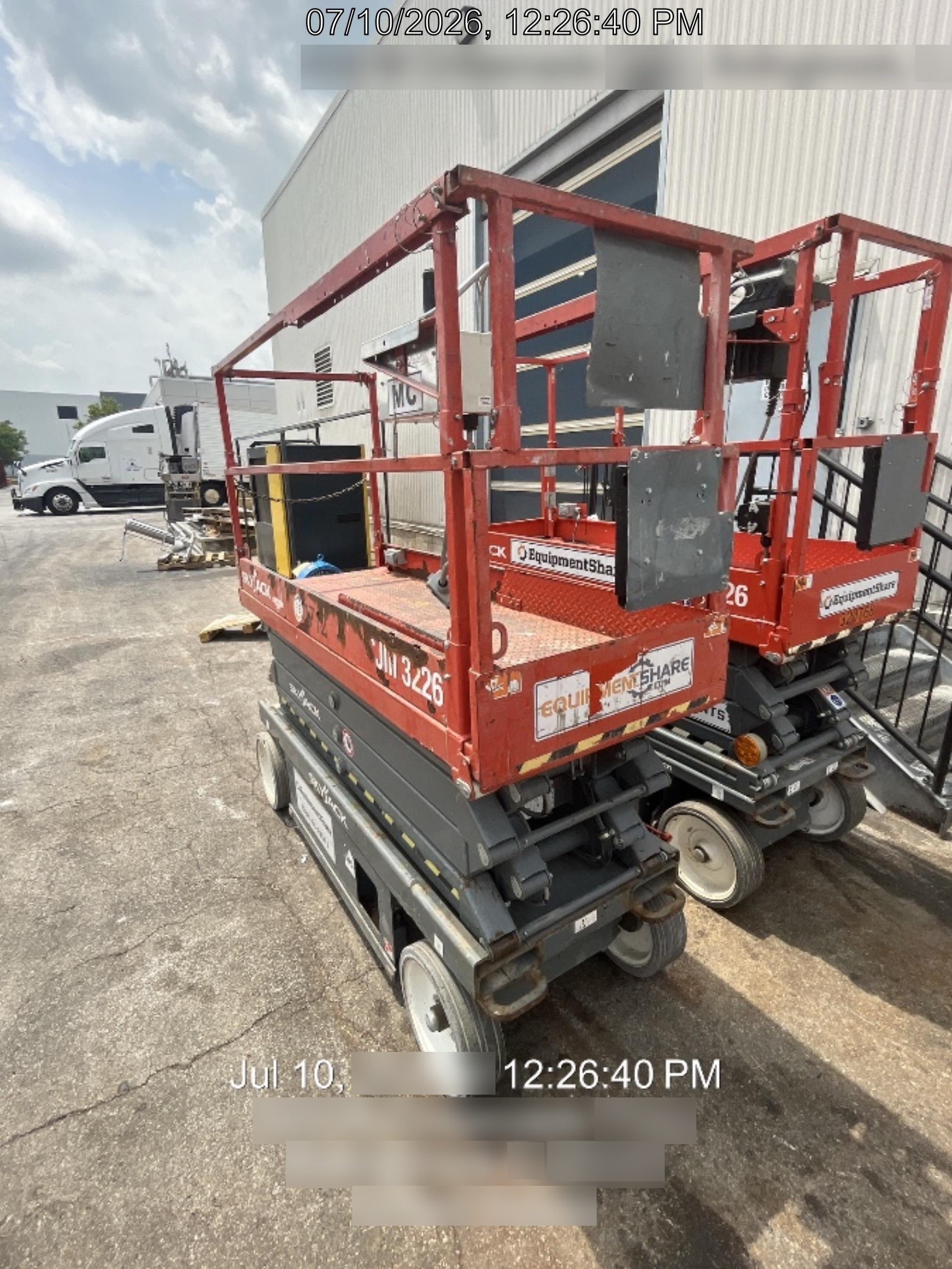 2016 Skyjack SJIII-3226 26' Electric Scissor Lift