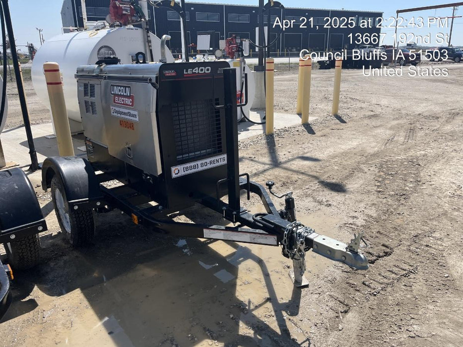 2024 Lincoln Electric LE400 Kubota V1505, Trlr, Cable Rack, Light Kit, ES Decals, T3