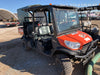 2019 Kubota RTV-X1140 4wd Utility Cart, LED Strobe, Windshield Tempered Glass, Pastic Canopy, Wire Harness Kit, Backup Alarm