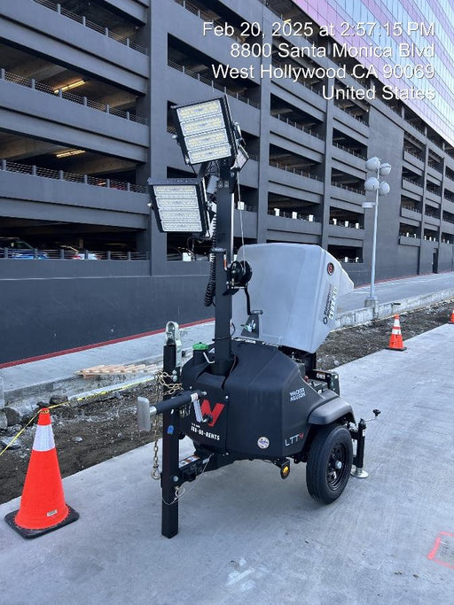 2024 Wacker Neuson LTT4 Diesel, Kohler KDW702, Deep Sea Controller, Auto Start, LED 320W, Bypass Outlet, T3