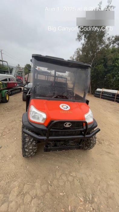 2021 Kubota RTV-X1140W-H Plastic Canopy, Windshield Acrylic Clear, LED Strobe Light, Wire Harness Kit, Back up Alarm