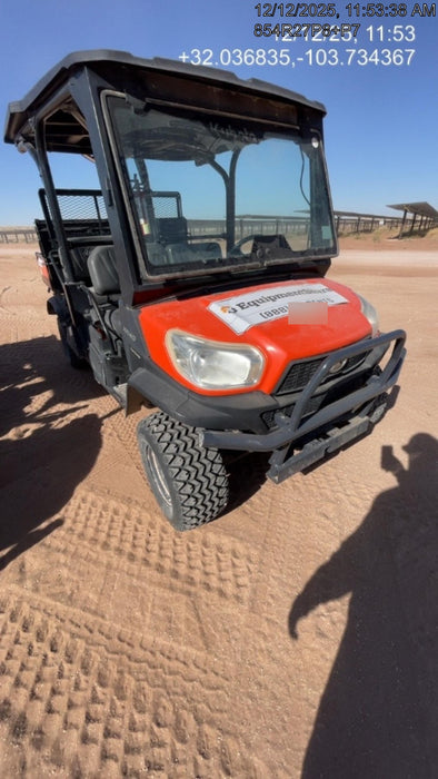 Kubota RTV-X1140W-H Kubota RTVX1140WH 4wd Utility Cart, LED Strobe, Windshield Tempered Glass, Pastic Canopy, Wire Harness Kit, Backup Alarm