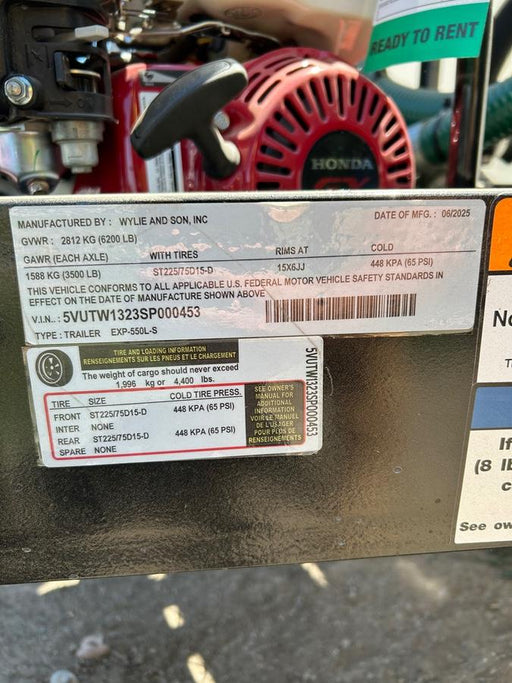 2025 WYLIE EXP-550L-S