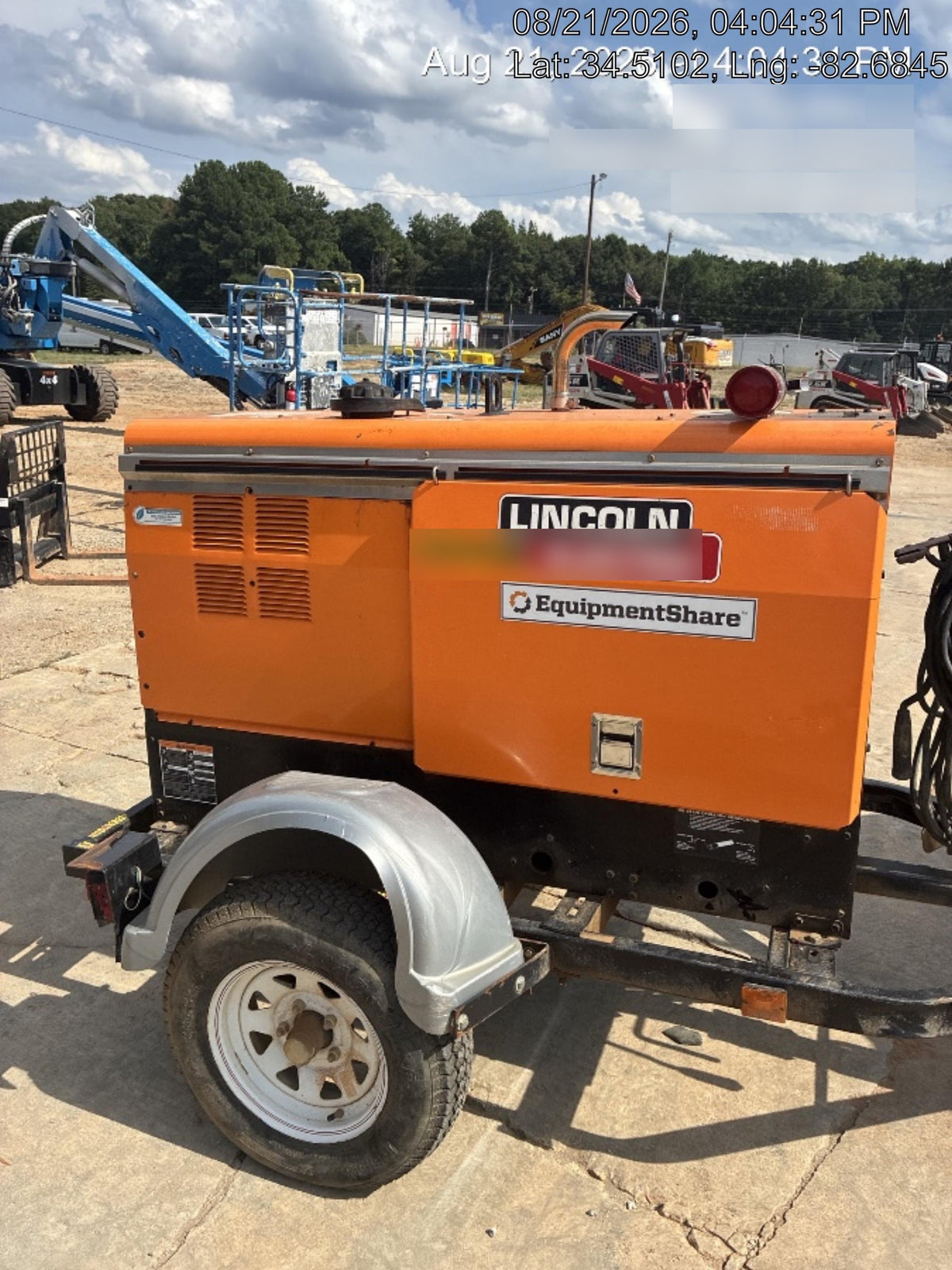 2022 Lincoln Electric LE400 Kubota V1505, Trlr, Cable Rack, Light Kit, ES Decals, T3