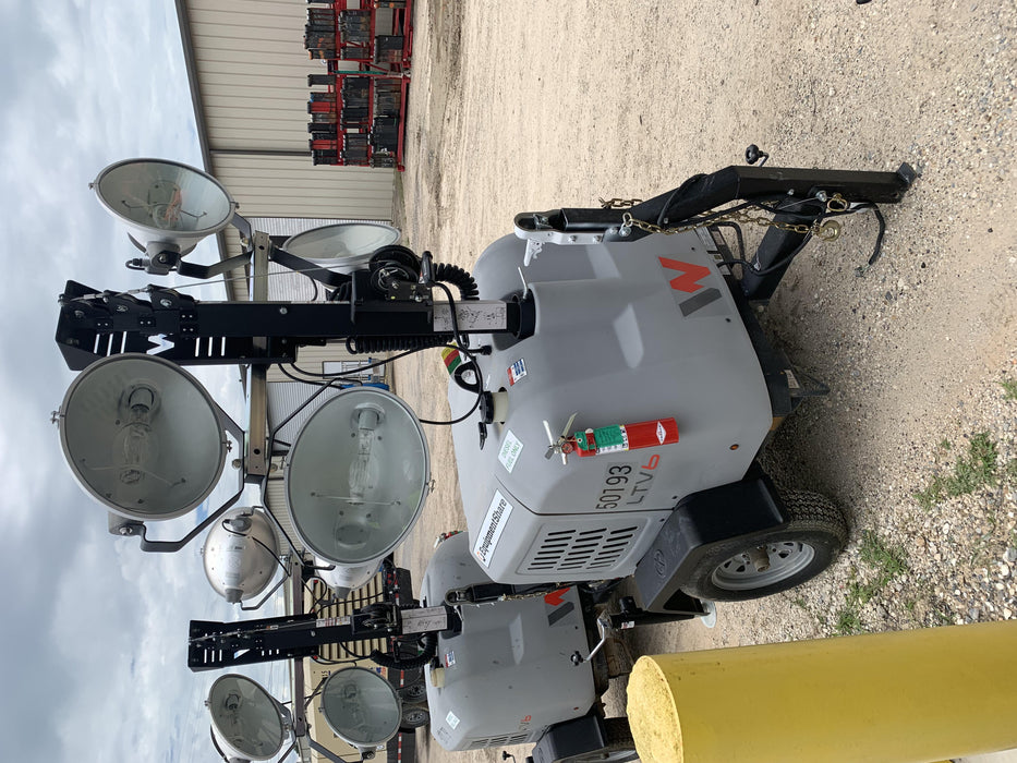 2019 Wacker Neuson LTV6L-MH Mobile Light Tower w/Fuel Level Sensor Installed
