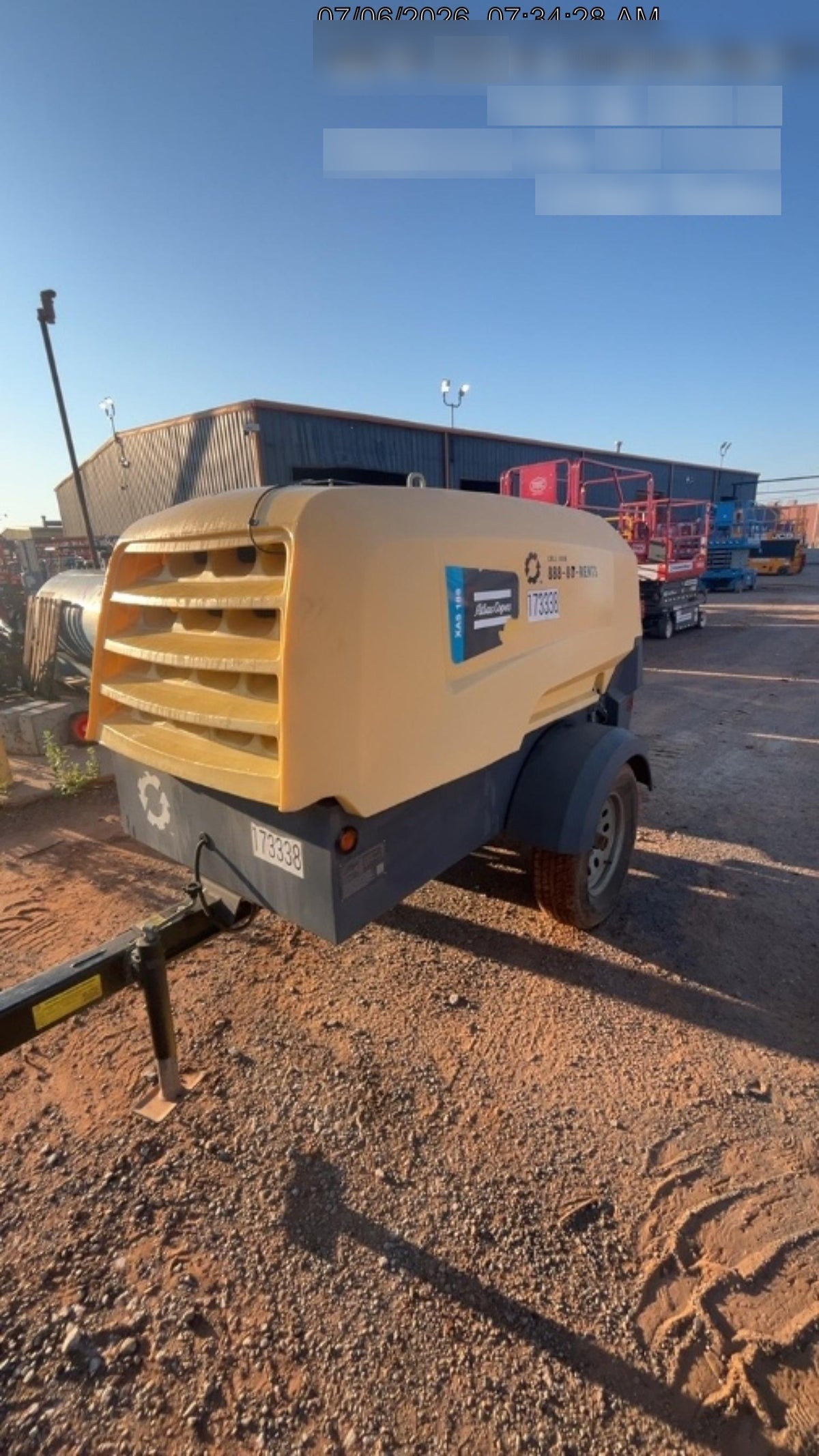 2021 ATLAS COPCO XAS188 CWK