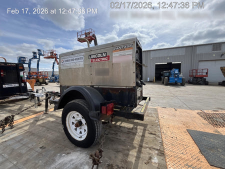 2018 Lincoln Electric Vantage 322 Lincoln Vantage 322 Welder Ready Pak 3 - Vantage 322, Trailer, Fender and light kit, Cable rack